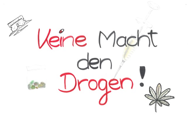 Fabienne Hirschmann, 8 b: Anti-Drogen-Plakat