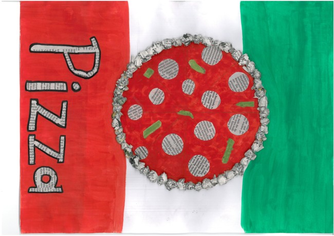 Chayenne Schoderer, 7 a: Collage Pizza