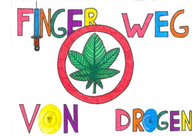Denis Vavilin, 8 b: Anti-Drogen-Poster