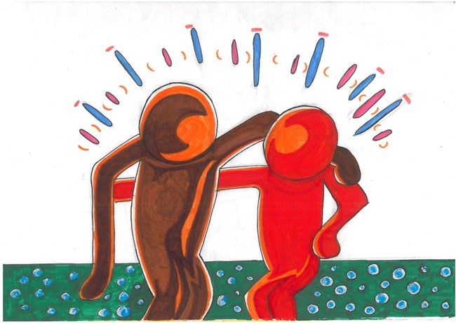 Denis Vavilin, 8 b: Keith Haring